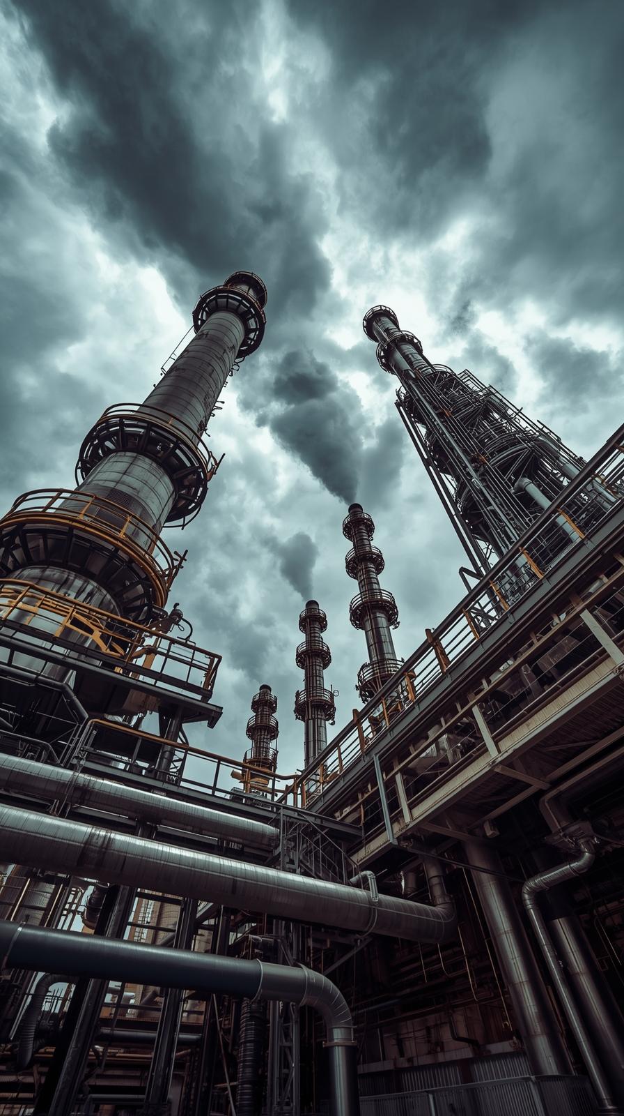 عکس از فرایند تولید بنزین (1)