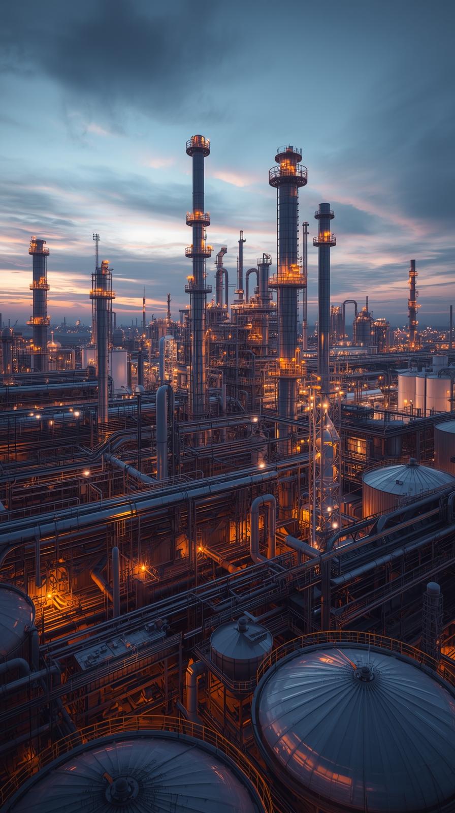 پالایشگاه بنزین و هیدروکربن و مصحولات پتروشیمی و نفتی