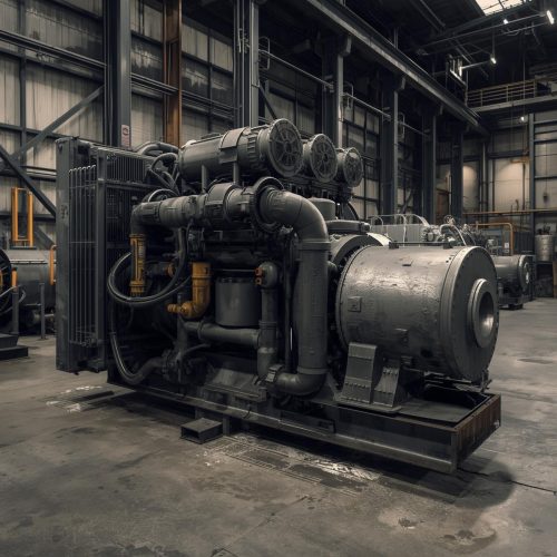 موتور برق کارگاهی بزرگ دیزلی